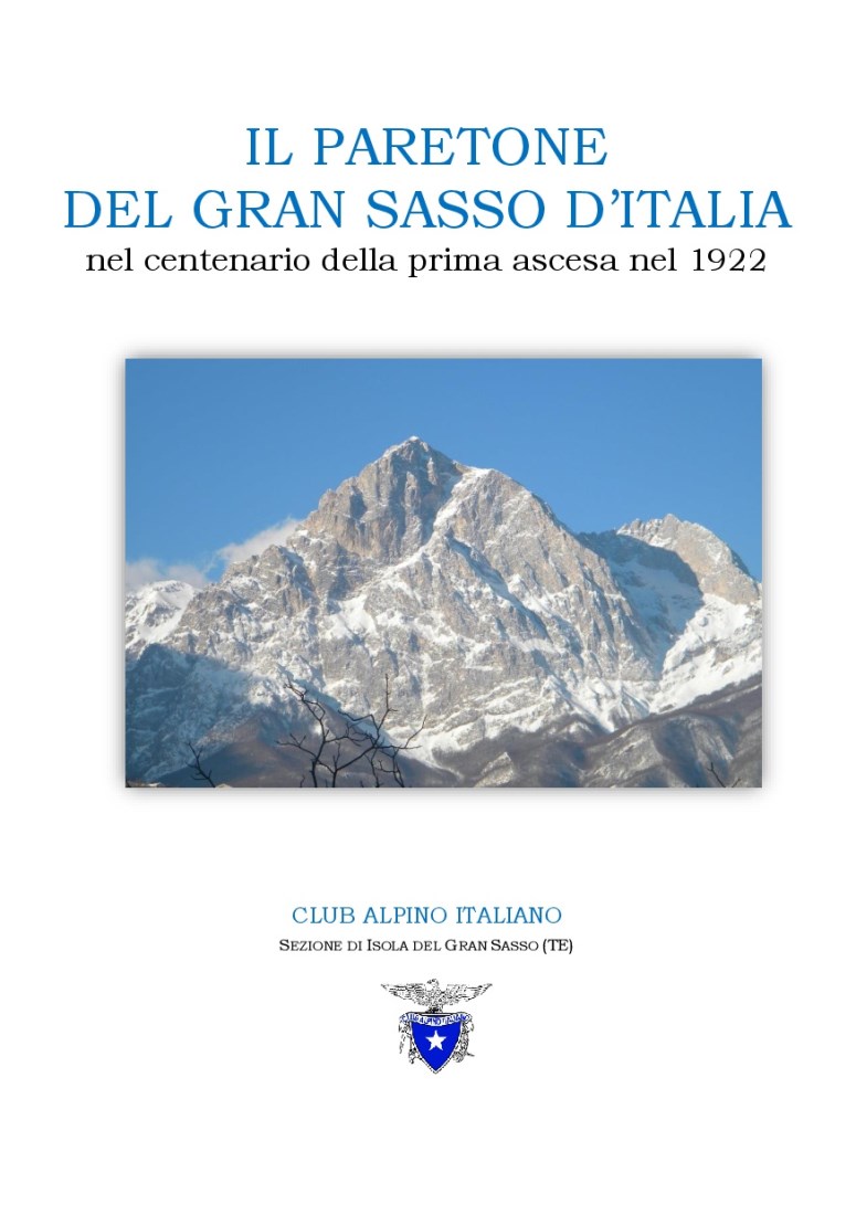 Copertina Libro sul PARETONE