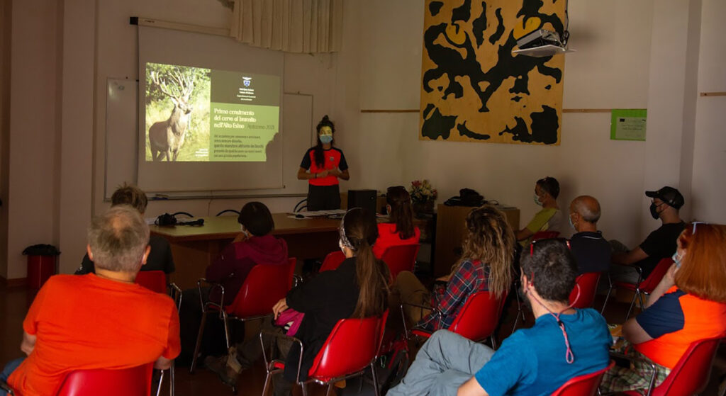 Formazione sulla tecnica di censimento © Cai Fabriano 