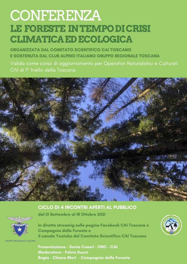 Locandina ciclo foreste Cai Toscana