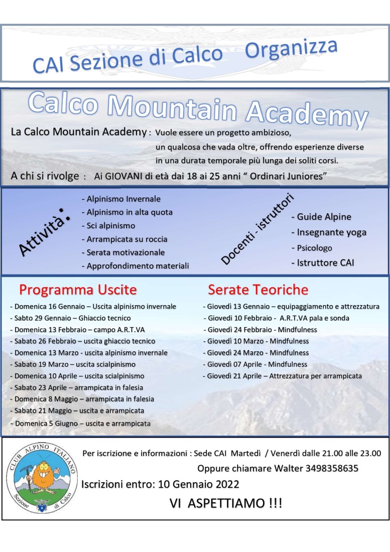 Calco mountain Academy