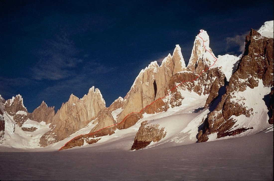 Parete ovest cerro torre