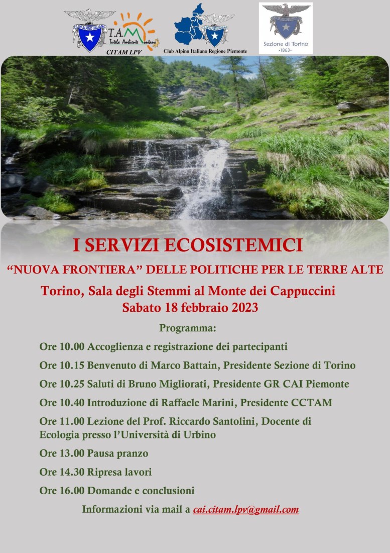 Locandina Servizi ecosistemici Citam Lpv