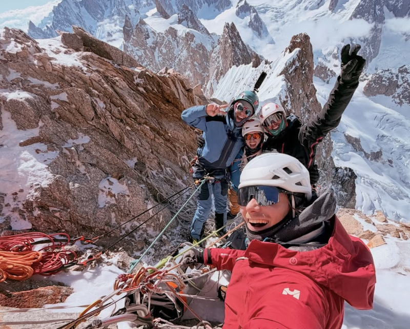 Lo Scarpone - Punta Whymper, nuova via francese sulle Grandes Jorasses